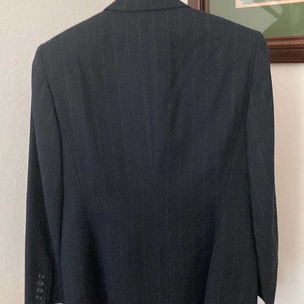 Ralph Lauren Vintage 80’s  Wool Blazer Navy Color Size Medium - Picture 8 of 10
